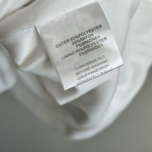 Sabo Dress Womens Medium White Long Sleeve Carmelita Cutout Bodycon Mini - Picture 8 of 8